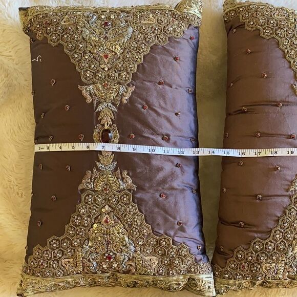 The Lam Lee Group Embroidery Pillow Set of 2 - Picture 11 of 13